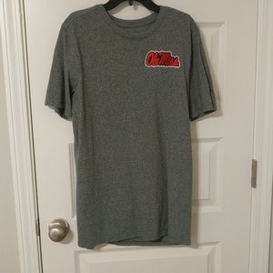 Grey Nike Ole Miss t-shirt